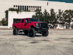 Ford F-250 Front Bumper - Road Armor - SPARTAN - Tex Blk - `11-`16